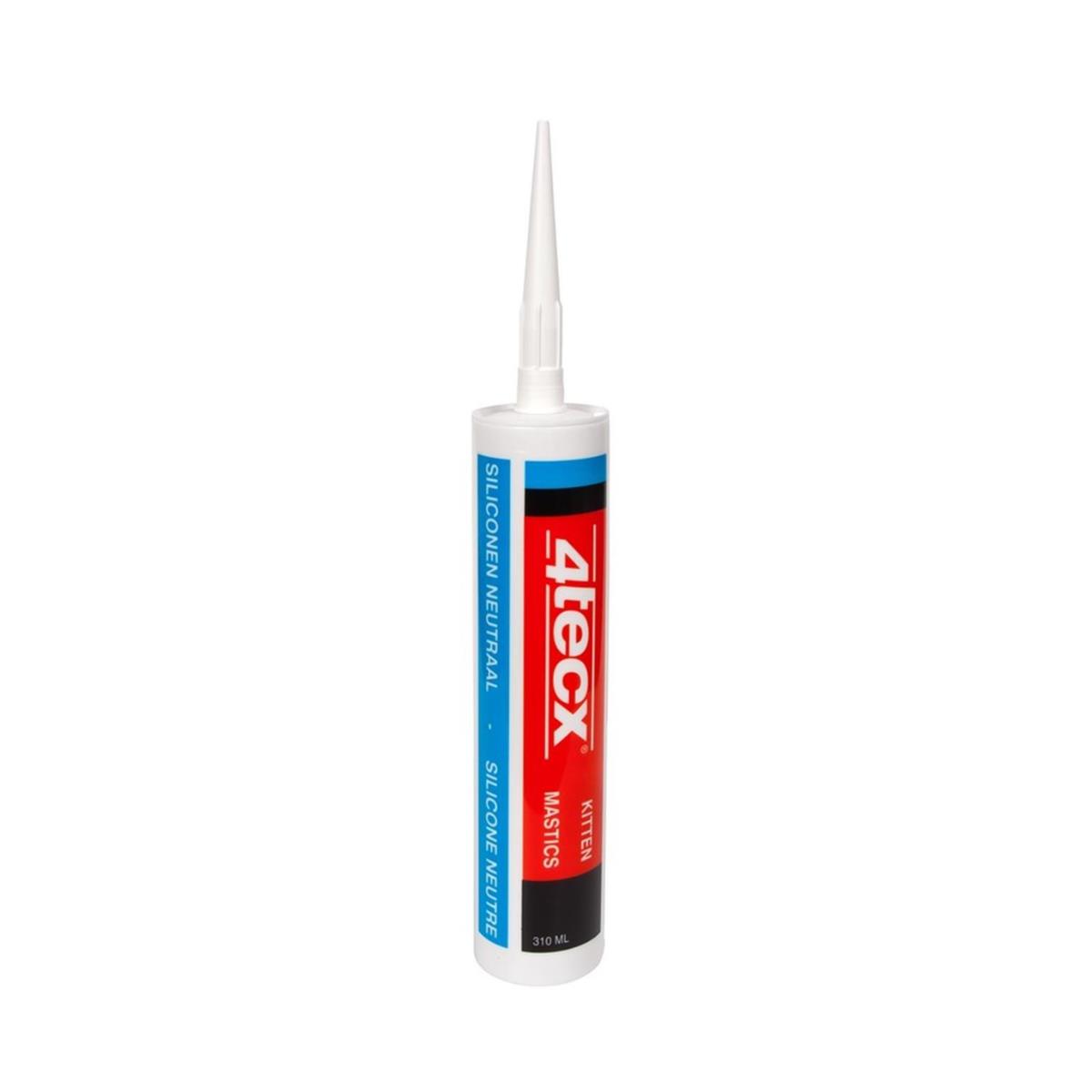 Mastic silicone 4Tecx Basic Transparent 310 ml (4058001023)